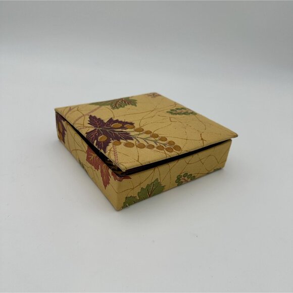 Napkins Fall 8 in Box  Leaf Leaves Season 8 Autumn Thanksgiving Dinner Cocktail - Picture 3 of 3